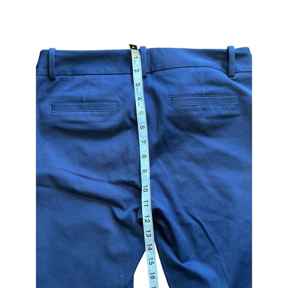 Lilly Pulitzer Navy Blue Cropped Trouser Pants 30W 28” L  Classic Preppy Summer - Picture 8 of 11